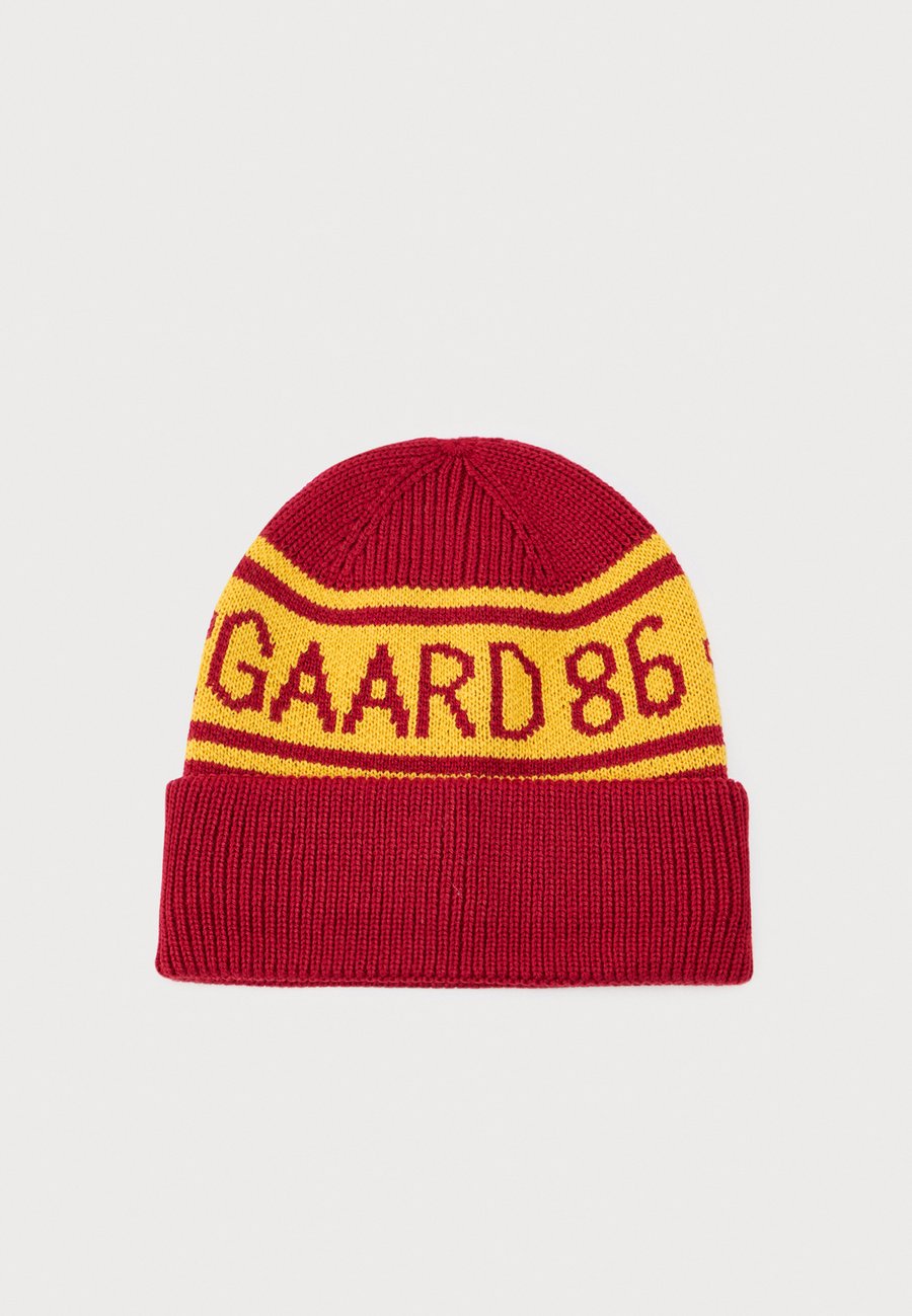 

Шапка Mads Nørgaard COPENHAGEN BEANIE UNISEX, Winery/Mimosa/Red