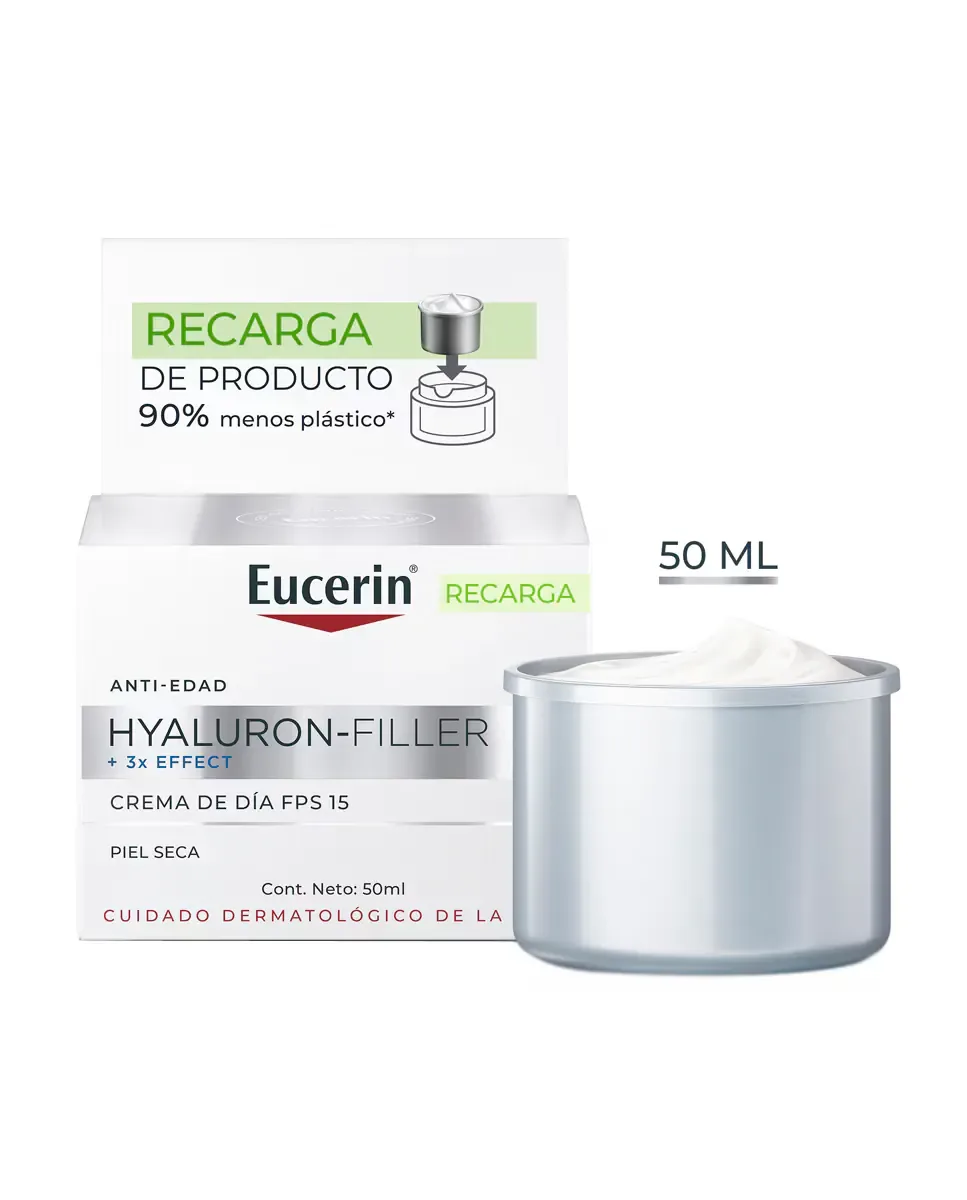 Крем для лица SPF15 EUCERIN Дневной с гиалуроновой кислотой для сухой кожи