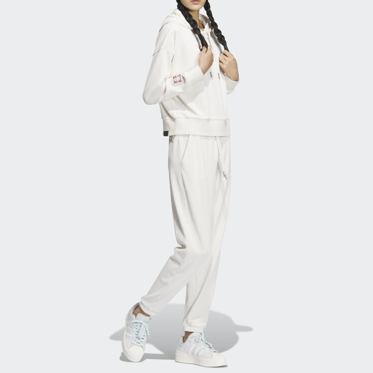 CNY MIFFY Толстовка женская белая Adidas Originals — фото 4