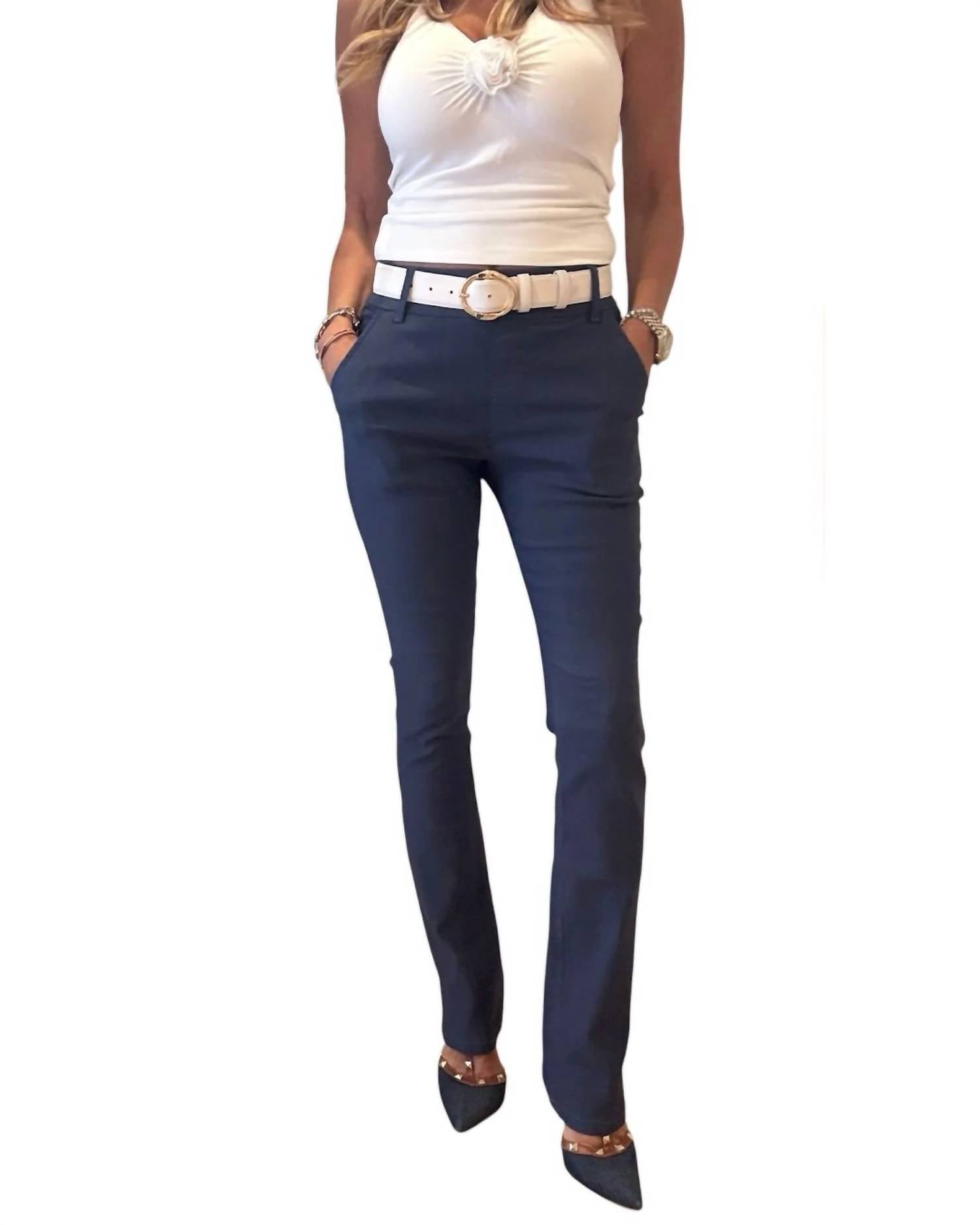 

Нанси Брюки в синем цвете BEVY FLOG