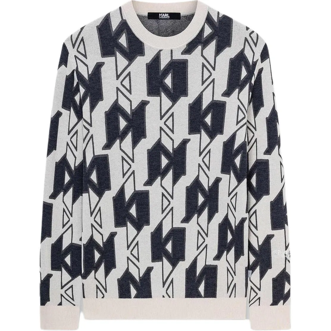 

KARL LAGERFELD / Karl Lagerfeld Jeans Свитер KARL LAGERFELD мужской черно-белый
