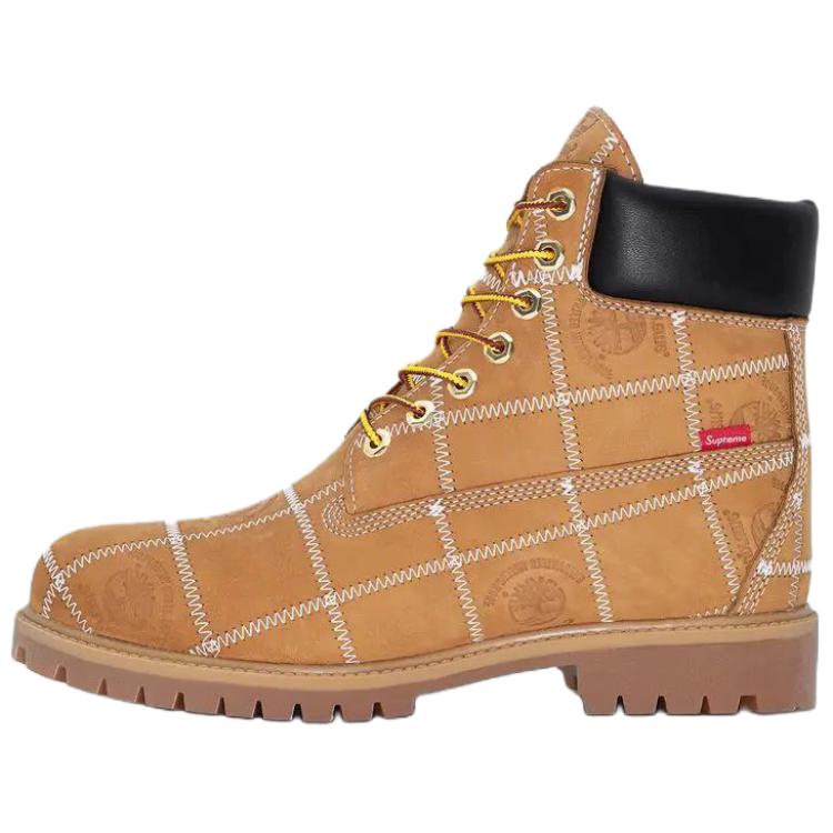 

Supreme x PREMIUM короткие ботинки мартин унисекс Timberland, коричневый