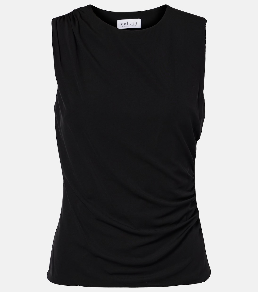 

Трикотажный топ Табби Velvet, черный