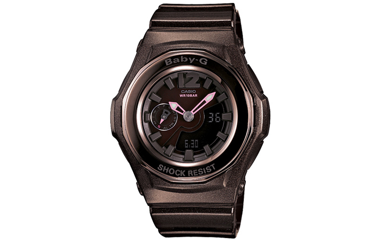 

CASIO Часы Women's BABY-G Black Watch BGA-141-5B, Dark Brown