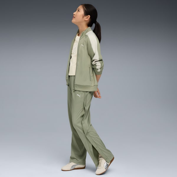 Свободные брюки для больших детей Puma Wardrobe Essentials, зеленый — фото 3
