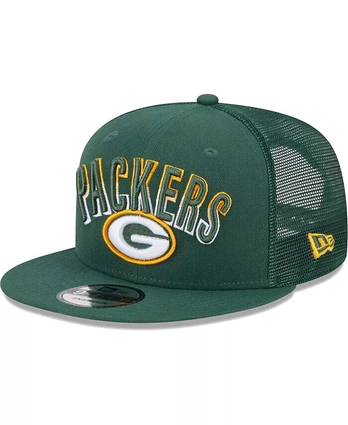 

Мужская зеленая кепка Green Bay Packers Grade Trucker 9FIFTY Snapback New Era