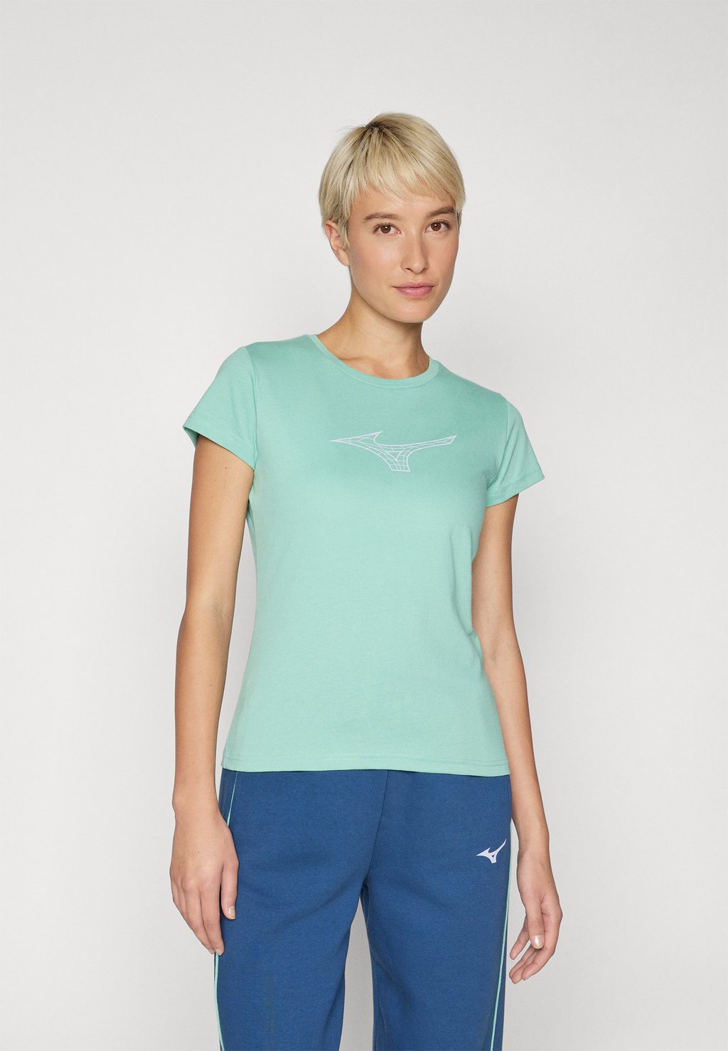 

Футболка с принтом ATHLETICS TEE Mizuno, светло-зеленый