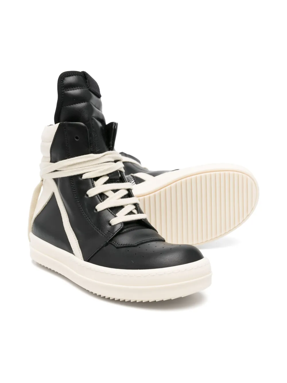 Кроссовки Geo Baskets Rick Owens Kids, черный — фото 2