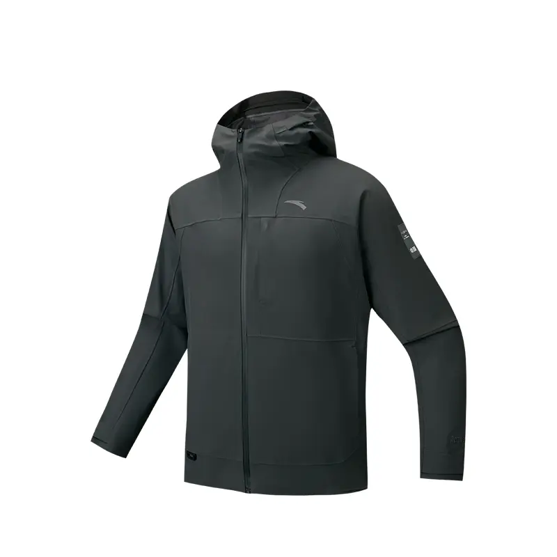 

ANTA Ветровка для разнообразных тренировок Мужская дымчато-черная серая, Smoke Black Gray