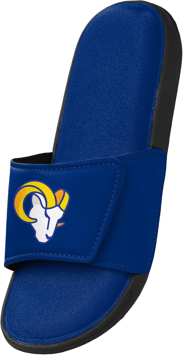 Сланцы для душа и пляжа FOCO с логотипом мужской команды NFL, 13-14 Foam Los Angeles Rams — фото 3