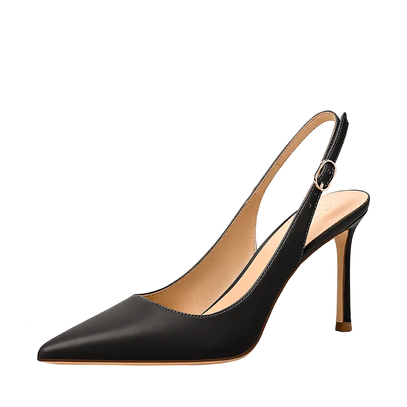 Туфли женские на высоком каблуке Li Ke, цвет BLACK 8CM HEEL HEIGHT