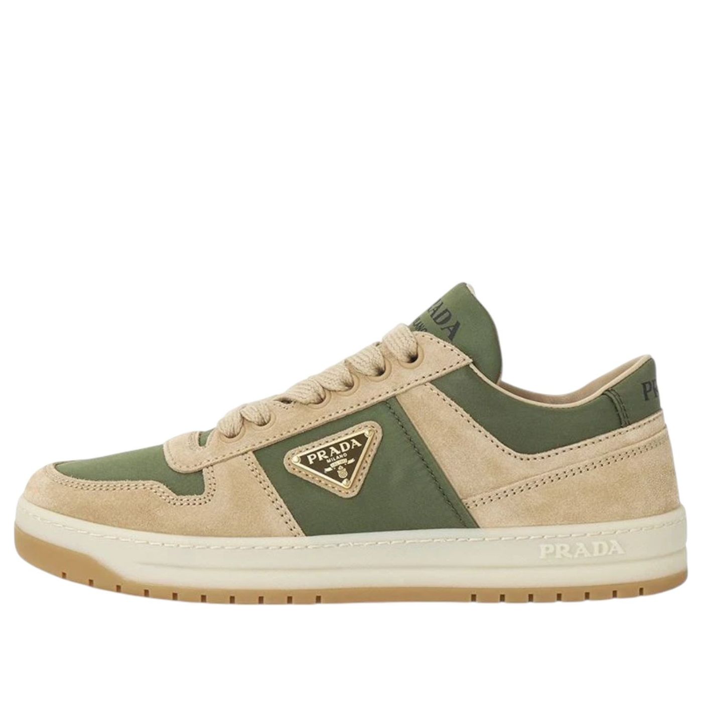 Кроссовки (WMNS) PRADA Downtown Leather Low 'Ecru Military'