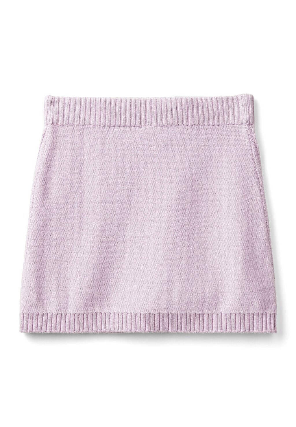 

Мини-юбка WITH HEART-STITCH PATTERN United Colors of Benetton, сиреневый