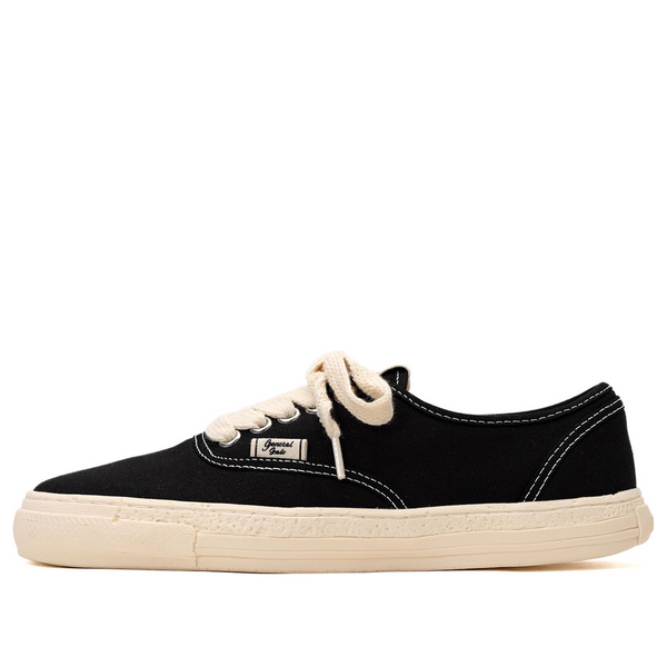 

Кроссовки past sole 5 - hole canvas low-top sneaker Maison Mihara Yasuhiro, черный