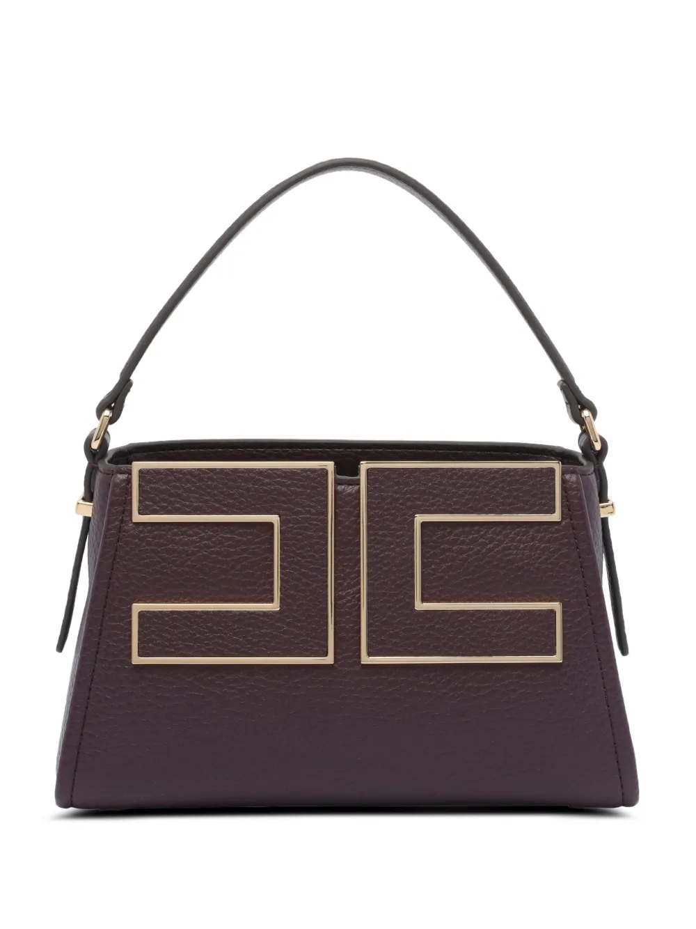 

Сумка-шоппер с логотипом Elisabetta Franchi, фиолетовый