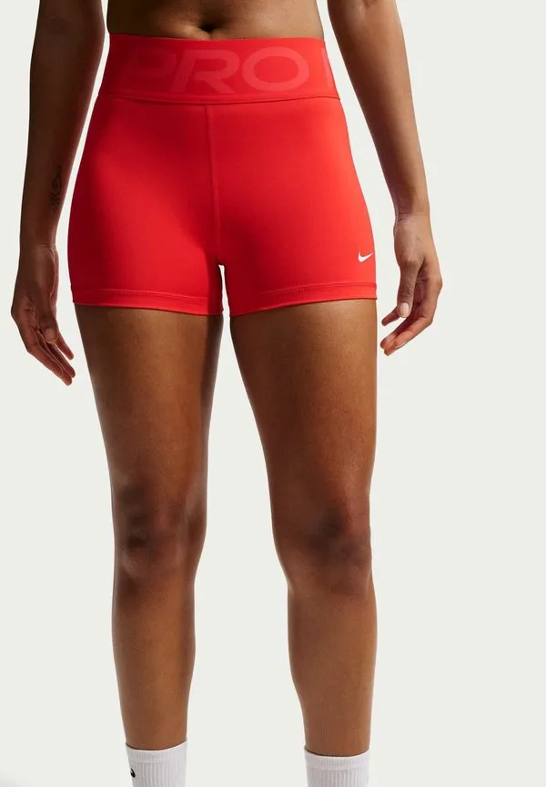 W np sculpt df hr 3in короткие леггинсы Nike Performance, Light Crimson White
