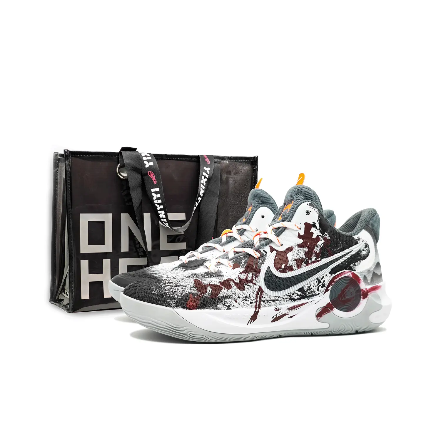 

Nike Кроссовки для баскетбола KD Trey 5 IX mid-top, противоскользящие, износостойкие, унисекс, красные черные