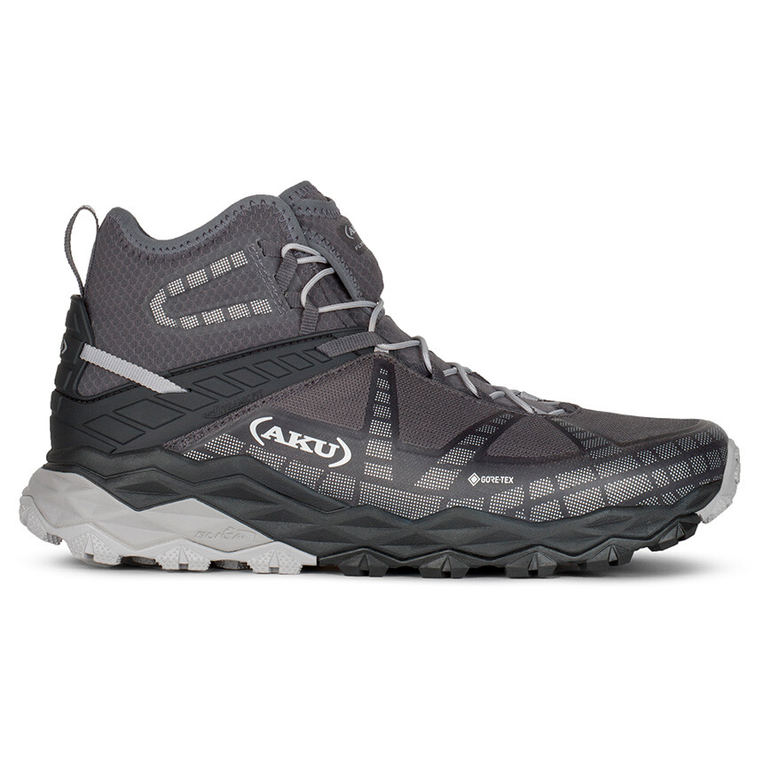 

Ботинки для прогулки Aku Flyrock Mid GTX, цвет Black/Silver