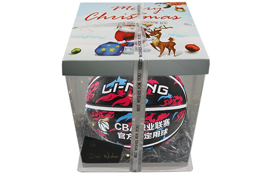 

LINING Резиновый баскетбольный мяч black blue red размер 7 для тренировок и соревнований