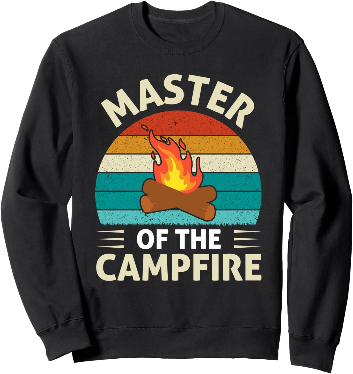 

Винтажная толстовка для кемпинга Campfire Master Camp King And Queen Of The Camper Gift Shop, черный