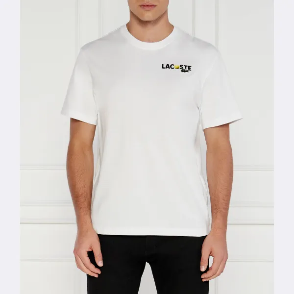 

Футболка классического кроя Lacoste, белый