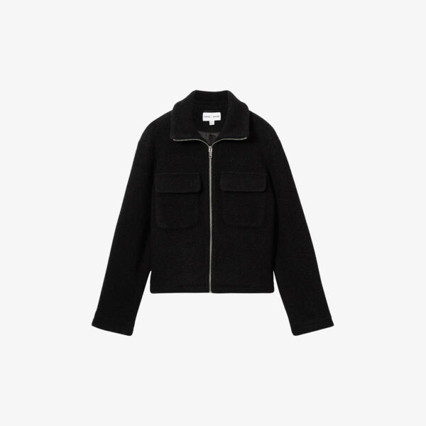 

Шерстяная куртка с накладными карманами Reiss x 100 ciels lola Reiss, черный