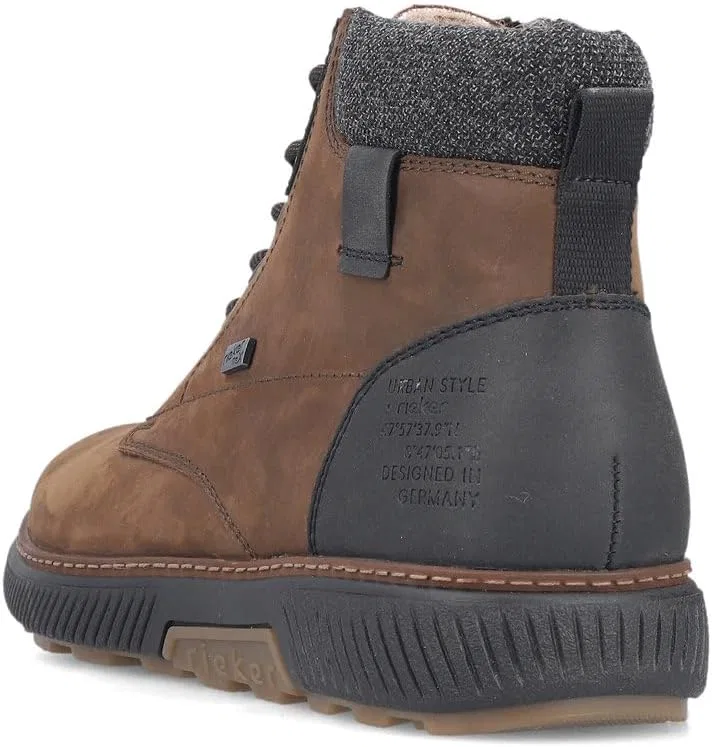 Мужские зимние ботинки Rieker RiekerTEX B3343, со свободной стелькой, водоотталкивающие, Brown 26 — фото 4