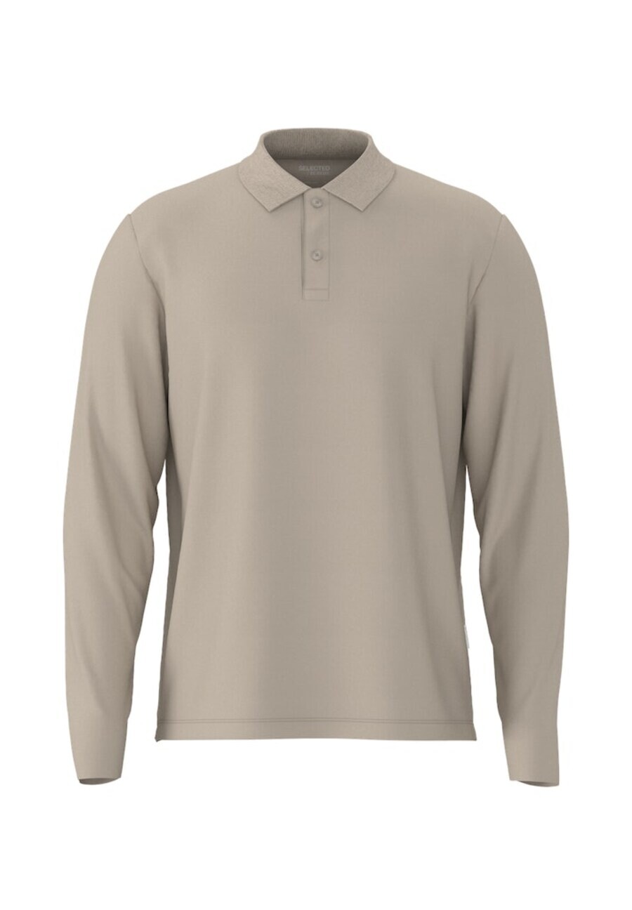 

Лонгслив SELECTED HOMME Shirt SLHTOULOUSE, темно-бежевый