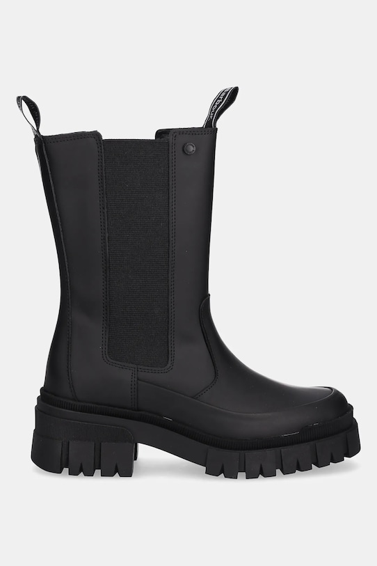 Женские ботинки челси Barbour Sidneigh кожаные высокие, черный — фото 2