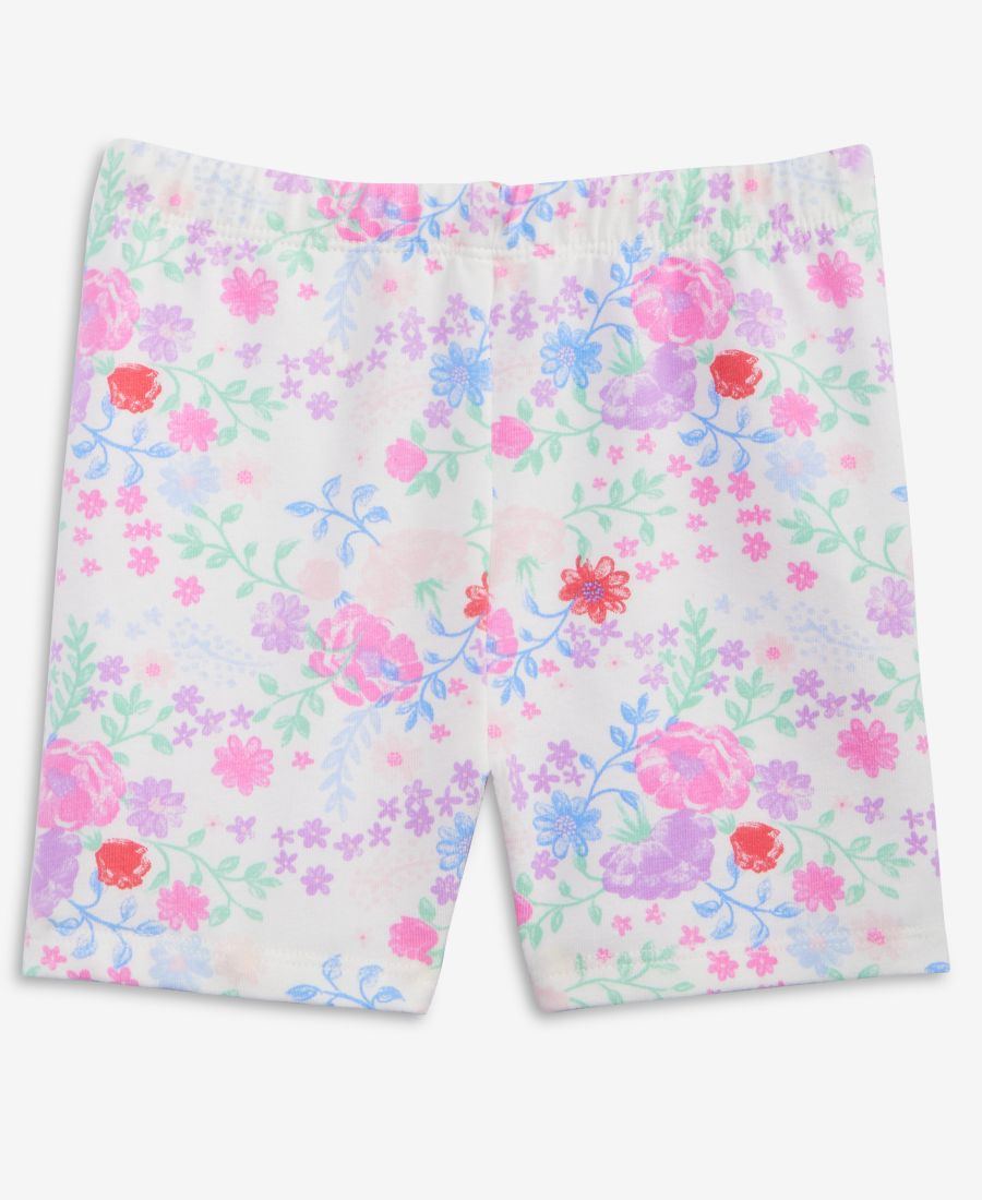 

Детские велосипедные шорты в деревенском стиле с цветочным принтом для девочек First Impressions, Angel White