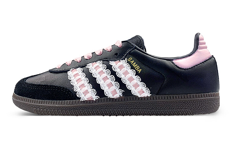 

Кроссовки adidas originals Samba Series Skateboarding Shoes Unisex Low-top Black/pink, черный