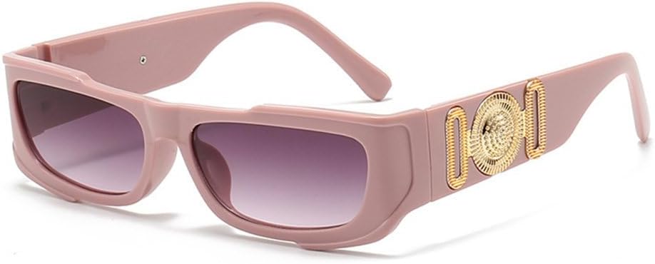 

Модные женские солнцезащитные очки в маленькой квадратной оправе, женские очки для активного отдыха в стиле хип-хоп, модные очки с защитой от ультрафиолета UV400 MTZJH, C6