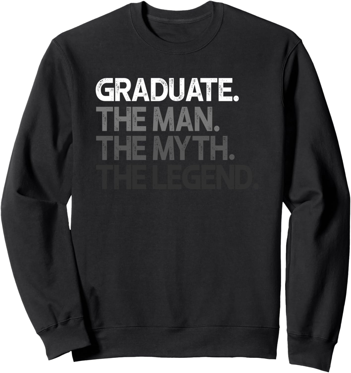 

Толстовка с надписью «Выпускник: миф, легенда, подарок» Graduate Gifts, черный