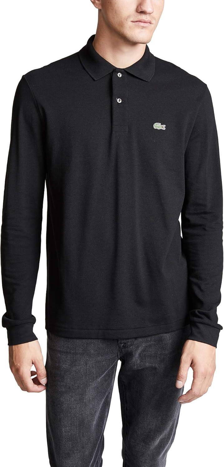 

Классическая поло Lacoste с длинным рукавом, Black, Черный, Классическая поло Lacoste с длинным рукавом, Black