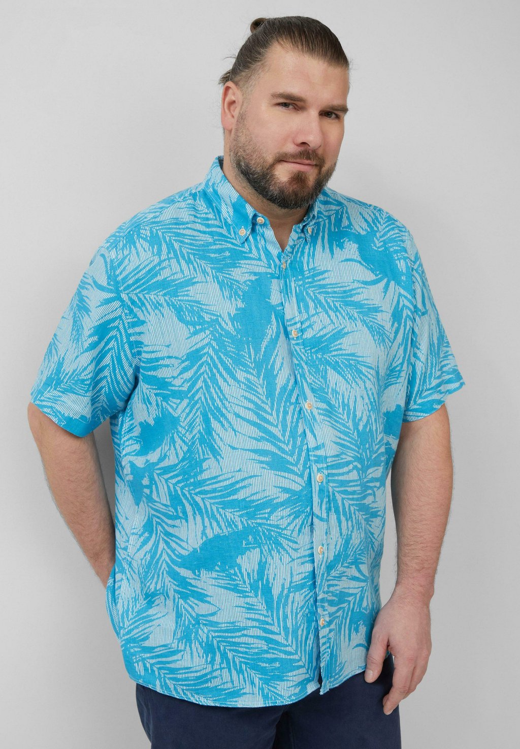 

Рубашка REGULAR FIT KURZARM s.Oliver, бирюзовый