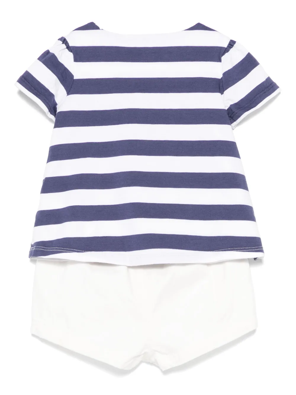 Комплект из футболки и шортов Polo Bear POLO RALPH LAUREN KIDS, белый — фото 2