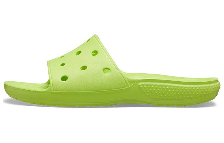 Шлепанцы женские лаймово-зеленые Crocs