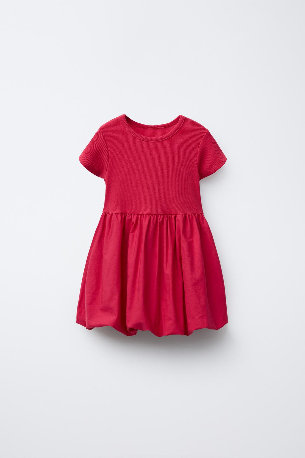 

Подходящее платье с воздушным шаром ZARA, цвет Red/Coral