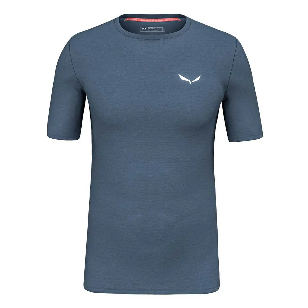 

Базовый слой Salewa Cristallo Warm short sleeve, синий