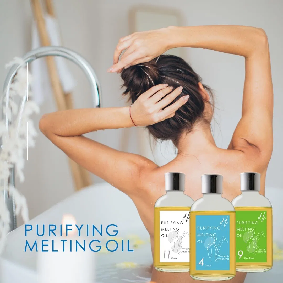 Очищающее масло для душа Purifying Melting Oil No6 Romantic 120 мл Красное Hiroko.K — фото 3