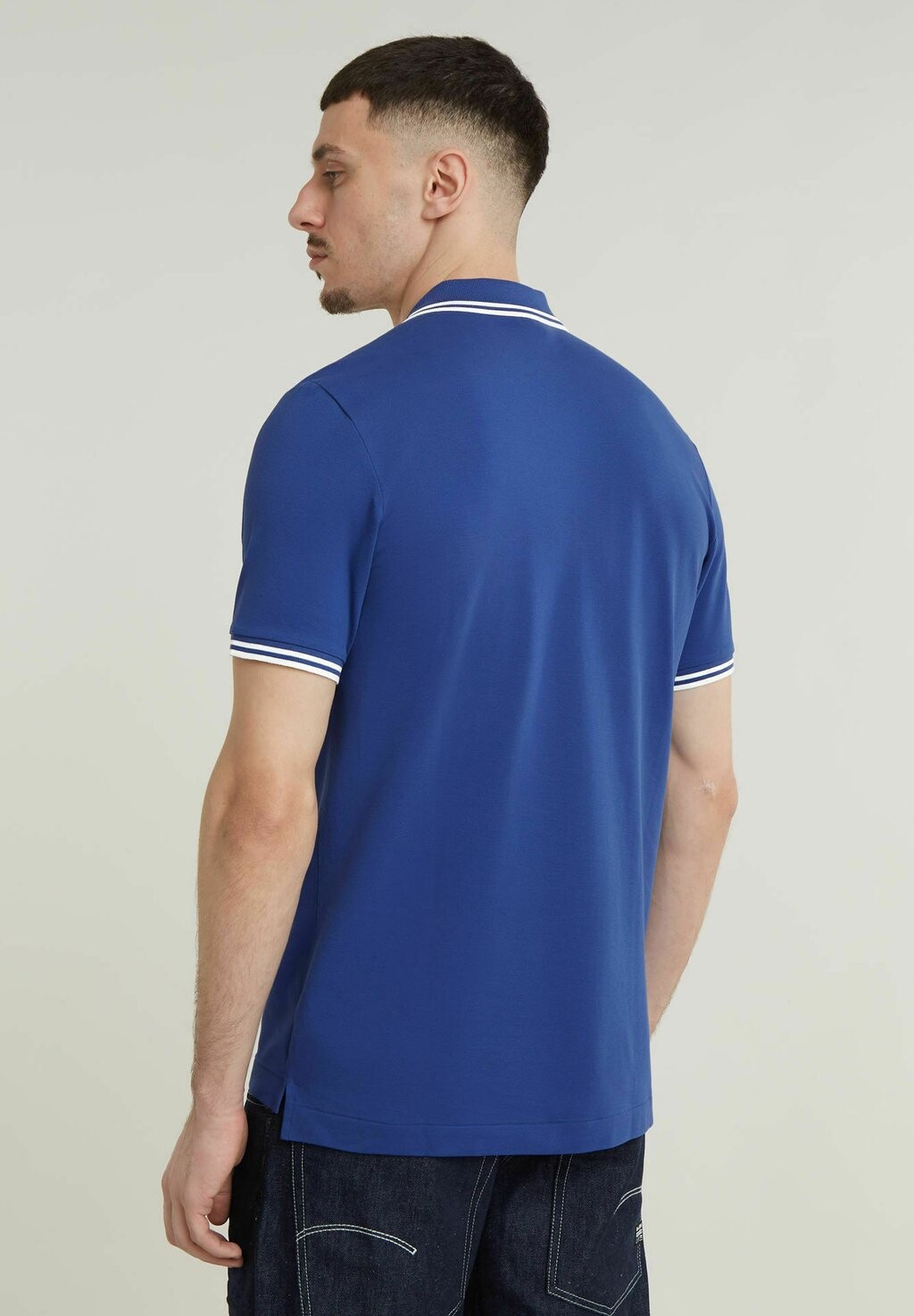 

Рубашка-поло Dunda Slim Stripe G-Star, радарно-синяя