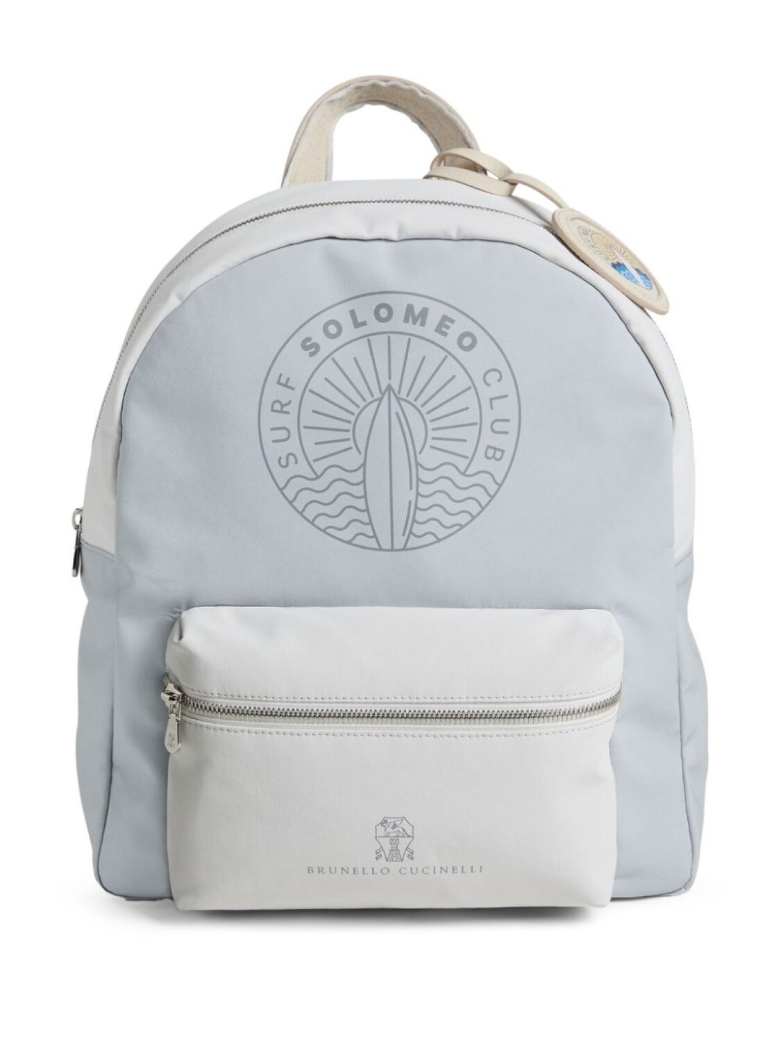 

Brunello Cucinelli Kids рюкзак с принтом Surf, серый