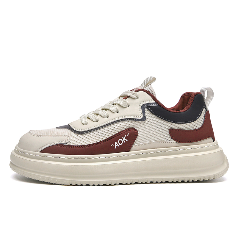 

Низкие повседневные туфли мужские AOKANG, Ch Red[Standard Sports Shoe Size]