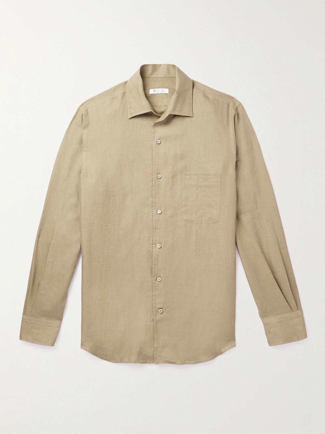 

Льняная рубашка Аризона LORO PIANA, зеленый