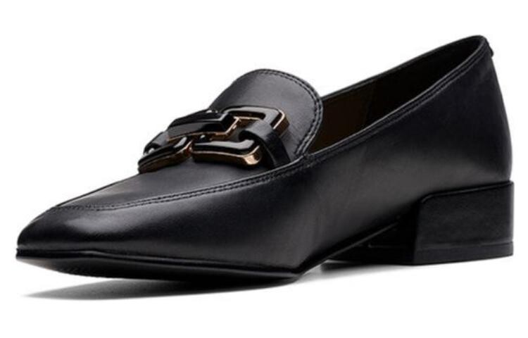 Женская повседневная обувь Женская низкая черная Clarks — фото 3
