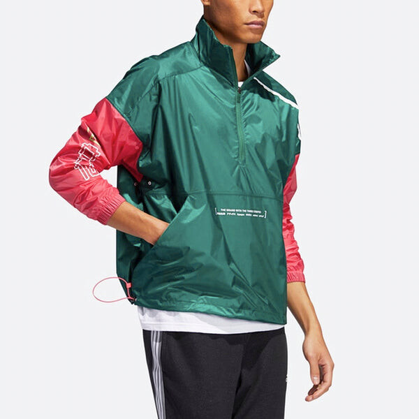 Куртка men's jkt trans casual sports jacket forest green Adidas, зеленый — фото 4