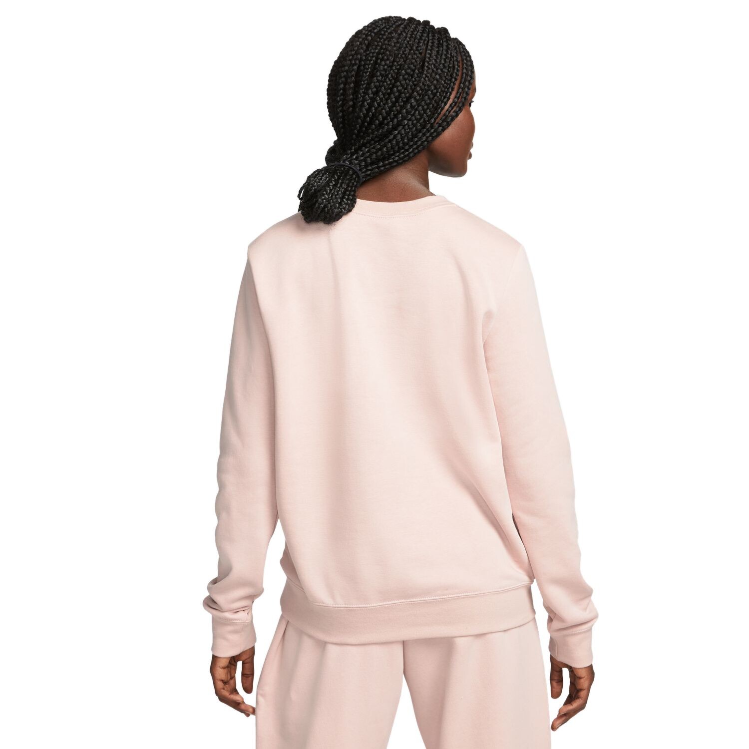 

Женский флисовый свитшот с круглым вырезом Nike Sportswear Club Nike, черный