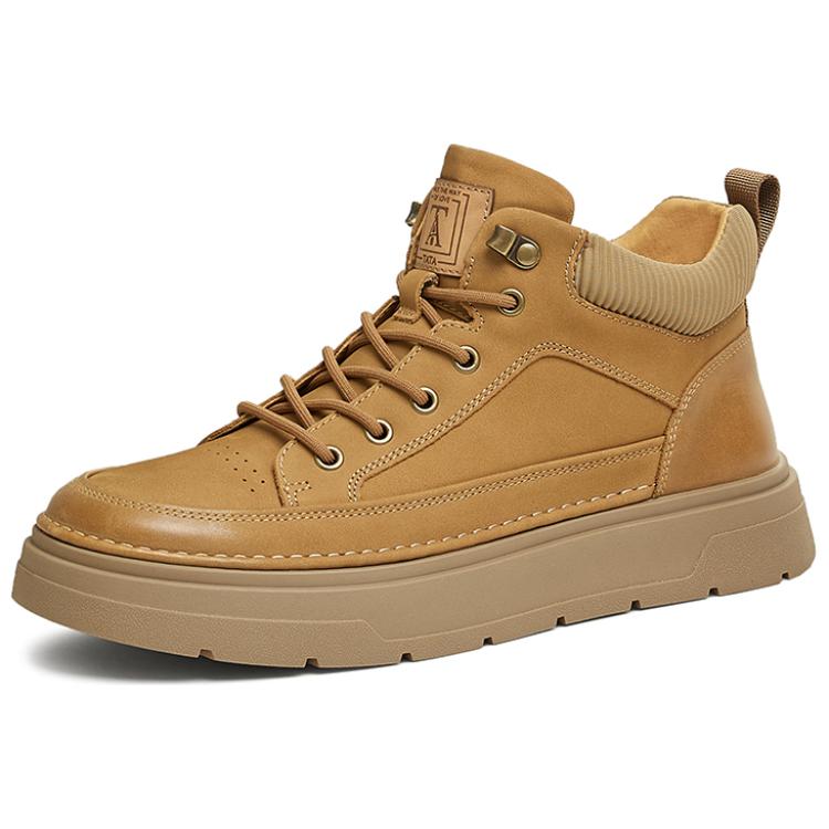 

Мужские высокие кроссовки для скейтбординга Mid Top TATA, желтый