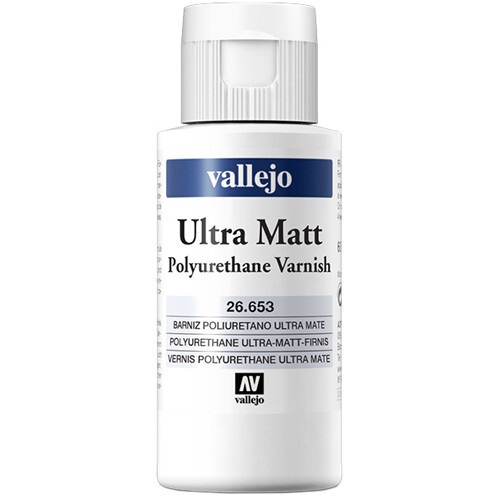 

Аксессуары Vallejo Vallejo: Ultra Matt Polyurethane Varnish 60ml