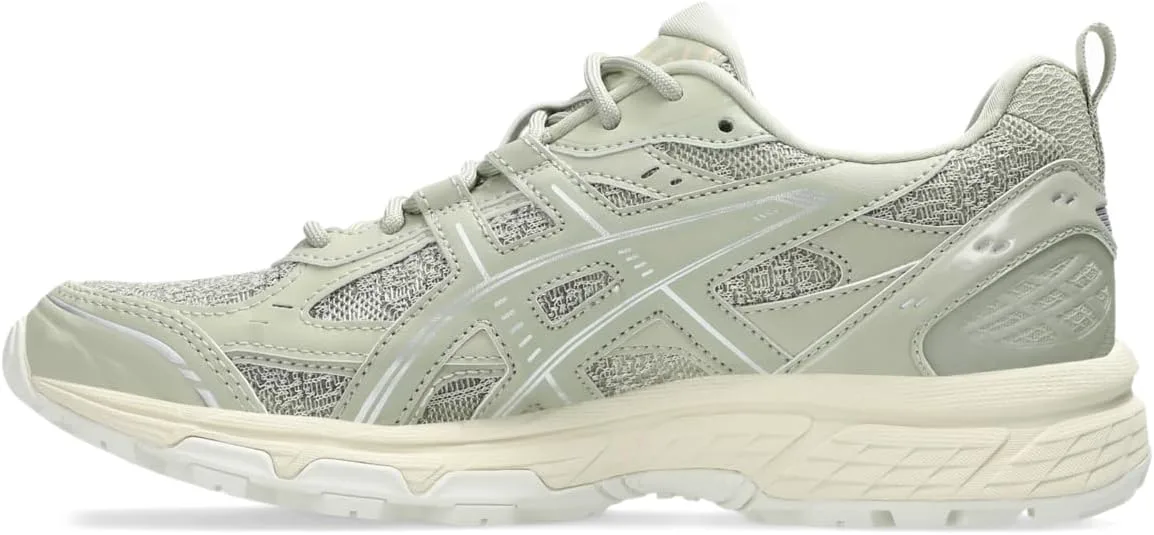 Унисекс кроссовки ASICS Gel-NUNOBIKI в спортивном стиле, зеленый/серебристый — фото 4